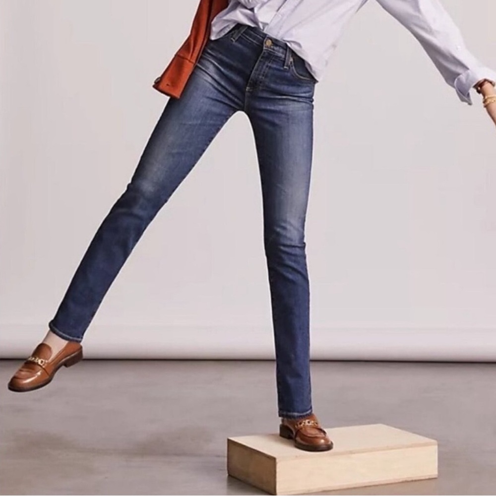 AG jeans the Stevie ankle slim straight denim